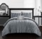 Chic Home Westmont 4 Piece Comforter Set Crinkle Crushed Velvet Bedding - $164.99 MSRP