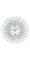 NEOTEND Decorative Wall Clock Non Ticking Modern Wall Clock