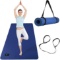 Cambivo Extra Wide Yoga Mat with Carrying Strap (73