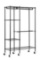 EZGR4818RW3-BLK 4-Shelf Steel Garment Rack with Wheels, 150 lb. Load Capacity