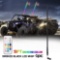 Beatto 5FT(1.5M) Smoked Black RF Remote Controll RGB LED Whips Light With Dacning/Chasing Light LED