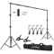 Slow Dolphin Photo Video Studio 12ft (W) x 10ft (H) Heavy Duty Adjustable Photography Backdrop Stand