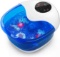 Foot Spa Misiki Foot Bath Massager with Heat Bubbles Vibration and Auto Shut-off, 4 Massage Rollers