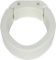 Hinged Toilet Seat Riser for Elongated Toilet Seats