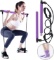 Portable Pilates Bar Kit, Yoga Pilates Stick with Resistance Band, Home Gym Pilates Yoga Exercise Ba