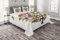 Lunarable Tree of Life Bedspread, Shaded Animals Moth Tree Colored Wings Flying New Life Hope Theme