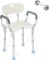 OasisSpace Heavy Duty Shower Chair with Back and Arms 300lb, Bathtub Chair with Handles