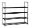 Homebi 4-Tier Shoe Rack Metal Shoe Tower 20-Pair Shoe Storage - $39.99 MSRP