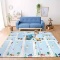 Bammax Play Mat, Foldable Baby Playmat Waterproof Reversible Kids Crawling Mat - $56.98 MSRP