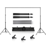 SH Background Stand,6.5x10FT Heavy Duty Background Stand,2x3M Backdrop Support System Kit $30.99MSRP