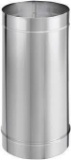 DuraVent 8DBK-24SS DuraBlack Stainless Steel Single Wall Interior Stove Pipe Straight Length