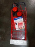 Folding Shopping Cart Red