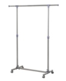 Finnhomy Stainless Steel Adjustable Rolling Garment Rack