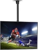 SIMBR TV Ceiling Mount Bracket, Tilts, Swivels and Height Adjustable, Fits most 22-75'' LCD LED