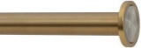 Ivilon Tension Curtain Rod - Spring Tension Rod for Windows or Shower, 54 to 90 Inch. Warm Gold