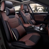 Super PDR 13pcs Microfiber Leather Universal Fit seat Covers Set for Cars Full Set 5 Seats,Anti-Slip