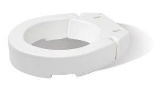 Carex Hinged Toilet Seat Riser, Adds 3.5 Inches of Height to Toilet, 300 Pound Weight $44.99 MSRP