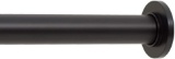 Ivilon Tension Curtain Rod - Spring Tension Ro Ivilon d for Windows or Shower, 24 to 36 Inch. Black