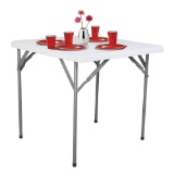Muscle Rack Sandusky SPT323229 Folding Plastic Square Table, 32