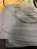 5 Car Seat Full Set with Water Leather, Universal Fit for Most Sedan SUV (Grey, Full Set)