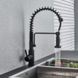 Kitchen Faucets with Pull Out Sprayer Single Handle One Hole Fingerprint Resistant Kitchen Faucet