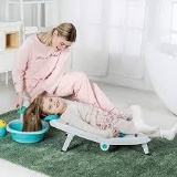 Kids Hair Washing Chair Aid, Baby Shampoo Chair Girls Boys, Comfortable Toddler Hair Clean Helper