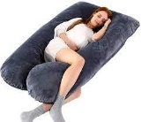 COMHO Full Body Pregnancy Pillow, U Shaped Maternity Pillow