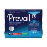 Prevail Maximum Absorbency Incontinence Underwear for Men, Small/Medium, 20 Count