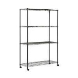 Sandusky Mobile Wire Black 4 Shelf Unit (48