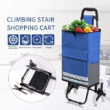 KELIXU Shopping Cart with Wheels Grocery Stair Climbing Cart with Wheel Bearings