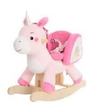 Labebe Child Rocking Horse Toy, Pink Rocking Horse Plush, Unicorn Rocker Toy