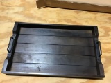 Black Wood Tray