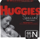 Huggies Special Delivery Hypoallergenic Baby Diapers, Size Newborn, 66 Ct - $20.42 MSRP