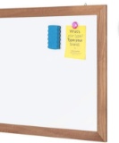 Magnetic White Board with Wooden Frame