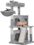 Hey-brother Multi-Level Cat Tree Condo Furniture with Sisal-Covered Scratching Posts - $83.89 MSRP