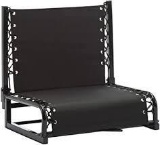 Naomi Home Zero Gravity Bench Riders Portable Stadium Seat Back Support Black/Grande