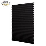 Sunfree 2 Pack Light Filtering Pleated Fabric Shade
