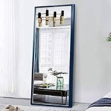 PexFix Full Length Mirror, Standing Floor Mirror Modern Color Blocking Framed Wall Mounted Mirror
