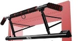 IRON AGE Pull Up Bar for Doorway - Angled Grip Home Gym Exercise Equipment