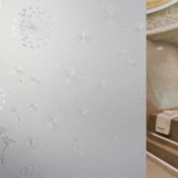 Grandekor Window Privacy Film Cling Window Film Non-Adhesive Heat Control Anti UV for Bathroom