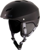 Sinner Ski and Snowboard Helmet for Men and Women(Black, XXXS)