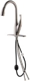 Kitchen Faucet Arc Swivel Copper Brushed Nickel Kf101-bn