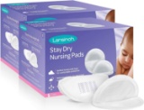 Lansinoh Stay Dry Disposable Nursing Pads for Breastfeeding, 200 Count (20044677203702)