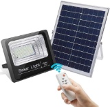 Cnsunway Lighting Led Solar Flood Light, Outdoor Dusk to Dawn Solar Security Light with Remote