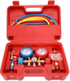 Mofeez Pro AC A/C Diagnostic Manifold Freon Gauge Set For R134A R12 R22 Refrigerants