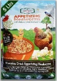 Mealworms -5 Lbs- 100% Non-GMO Dried Mealworms - Large Meal Worms - Bulk Mealworms
