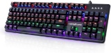 ABKONCORE 100% Mechanical Hot Swappable Gaming Keyboard K595, 104 Keys - $34.99 MSRP