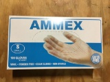 Ammex Clear Vinyl Gloves, Box of 100, Size Small, Latex Free $15.00 MSRP