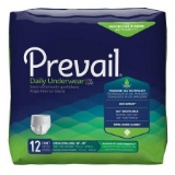 Prevail Maximum Absorbency Incontinence Underwear, 2X-Large, 12-Count (Pack of 4)