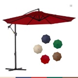 Le Conte 10ft Patio Offset Umbrella Cantilever Umbrella Hanging Market Umbrella Outdoor Umbrellas